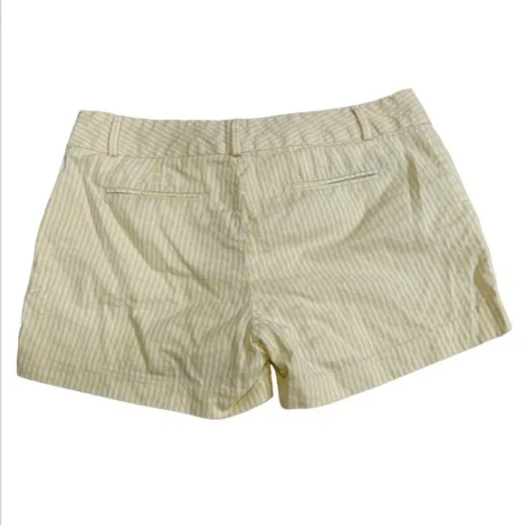 Banana Republic Yellow Seersucker Shorts - Picture 2 of 5